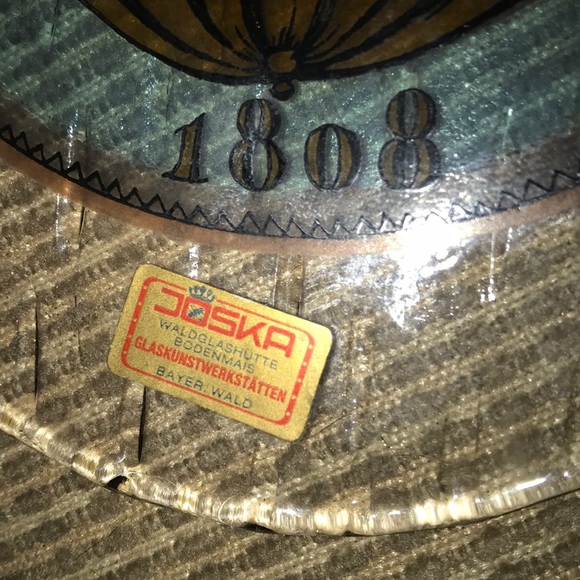 Vintage German Stained Glass Decor See Pics Info! - Picture 3 of 8